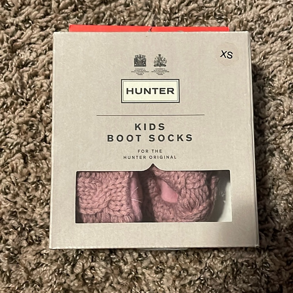 Toddler xs hunter rain boot inserts pink